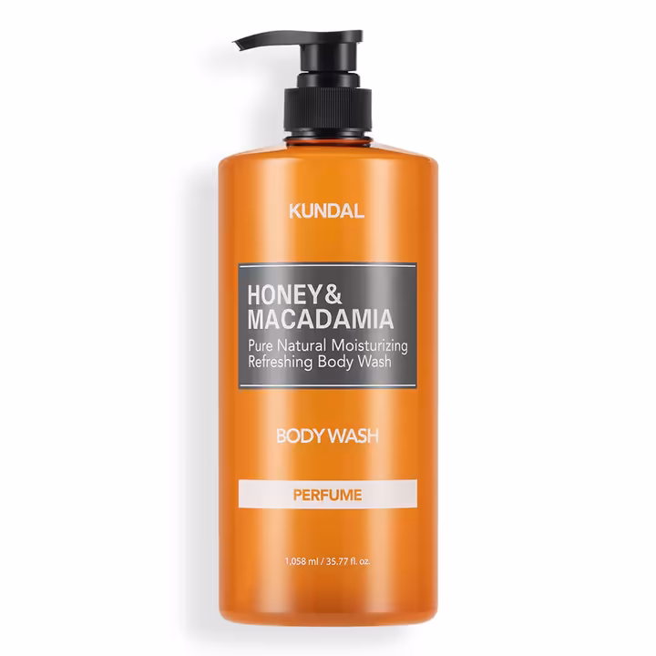 KUNDAL Honey & Macadamia Pure Natural Moisturizing Refreshing Body Wash – Hydrating Cleanser 1058ml