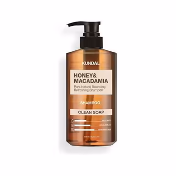 Kundal Honey & Macadamia Shampoo 500ml – Deep Moisturizing & Nourishing Hair Care for Smooth, Healthy Hair