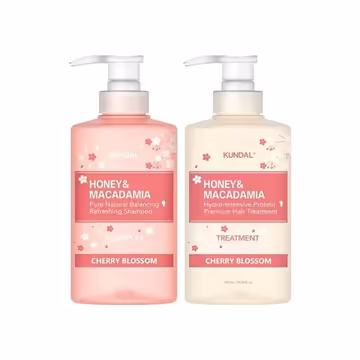 Kundal Honey Macadamia Shampoo Treatment Cherry Blossom BD