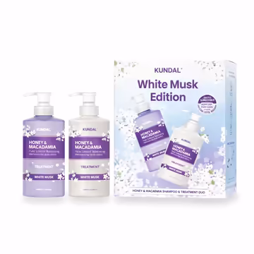 Kundal Honey & Macadamia White Musk Edition Shampoo + Treatment Set 1000ml – Nourishing Hair Care Duo