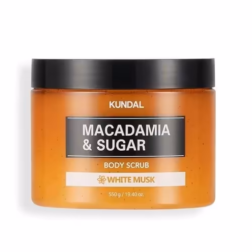 KUNDAL Macadamia & Sugar Body Scrub White Musk 550g