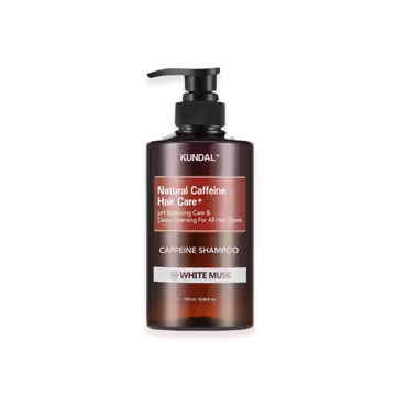 Kundal Natural Caffeine Hair Care+ Shampoo White Musk 500ml – Strengthen & Revitalize Hair