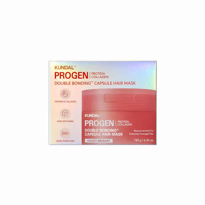 Kundal Progen Protein Collagen Double Capsule Hair Mask 180g | Repair & Strengthen Hair