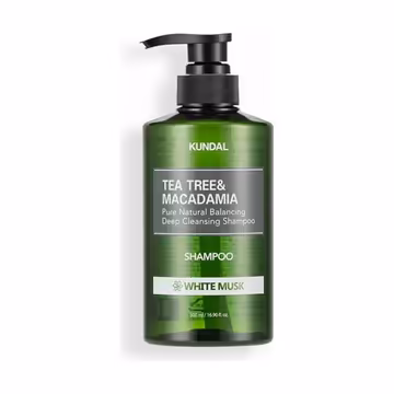 Kundal Tea Tree & Macadamia Balancing Deep Cleansing Shampoo White Musk 500ml – Refreshing Scalp Care