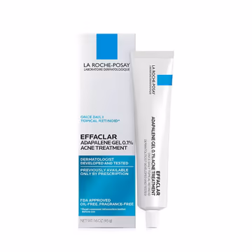 La Roche-Posay Effaclar Adapalene Gel 0.1% Acne Treatment (Topical Retinoid)  45g 