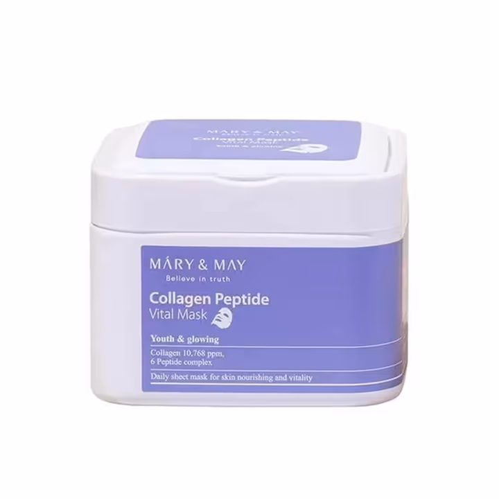 Mary&May Collagen Peptide Vital Mask 30pcs