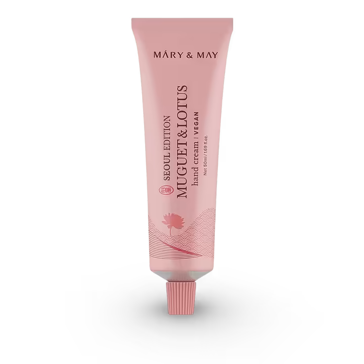 Mary & May Muguet & Lotus Hand Cream 50ml | Hydrating Floral Hand Care