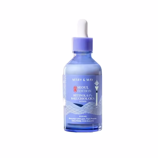 Mary&May Retinol 0.1% Bakuchiol Cica Serum 80ml – Anti-Aging & Soothing Serum