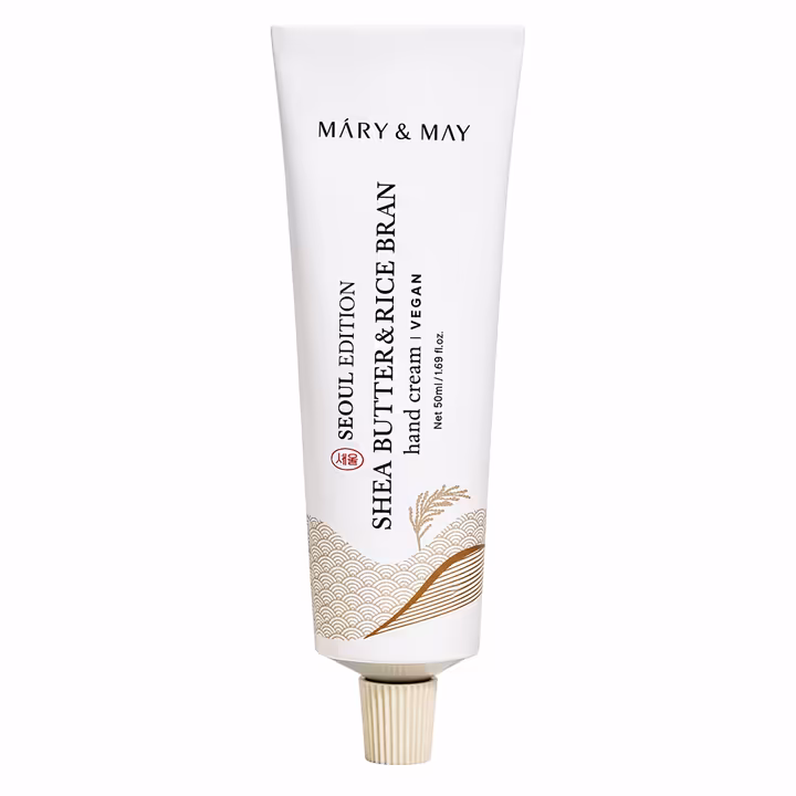 Mary & May Shea Butter & Rice Bran Body Cream 50ml | Deep Moisturizing Care