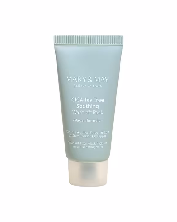 Mary&May Vegan CICA TeaTree Soothing Wash off Pack 30g