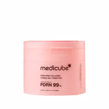 Medicube PDRN Pink Collagen Toning Gel Toner Pad 70pcs | Brightening & Firming Pads