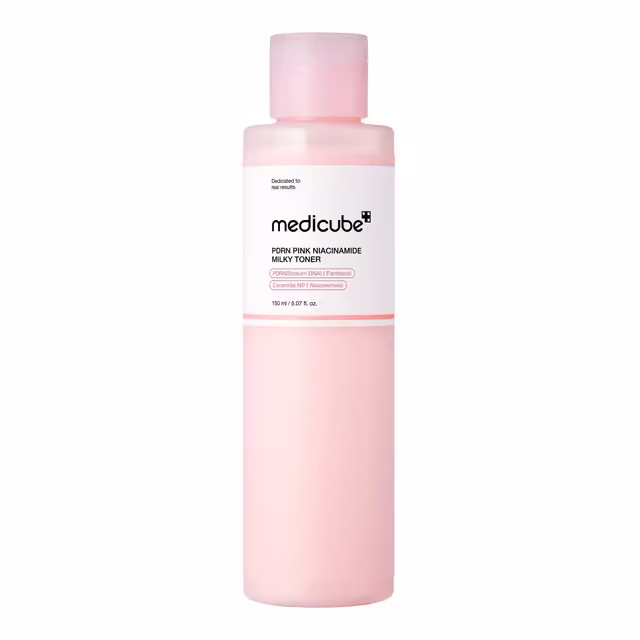 Medicube PDRN Pink Niacinamide Milky Toner 150ml – Brightening & Hydrating