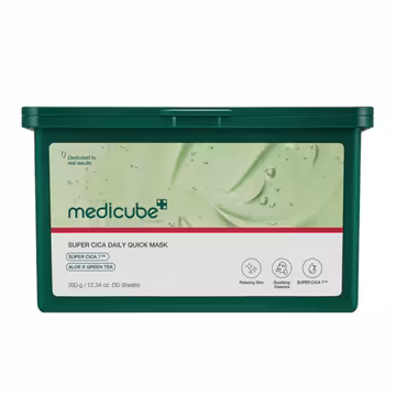 MEDICUBE Super Cica Daily Quick Mask 30ea – Instant Soothing & Hydration Sheet Mask