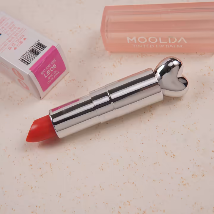 MOOLDA Tinted Lip Balm LB06 – Cool Pink | 3g Hydrating Tinted Lip Care
