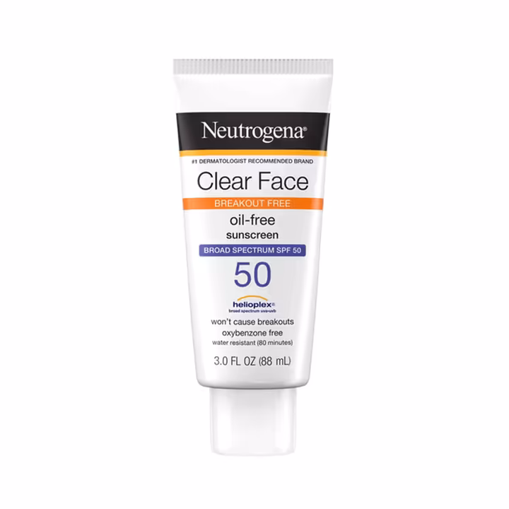 Neutrogena Clear Face Oil-Free Sunscreen SPF50 88ml