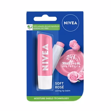 Nivea soft rose lip balm 4.8g