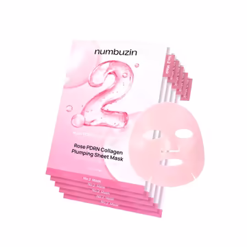 NUMBUZIN No.2 Rose PDRN Collagen Plumping Sheet Mask (33ml*5ea)