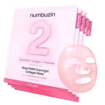 NUMBUZIN No. 2 Rose PDRN Overnight Collagen Mask (37g*4ea)