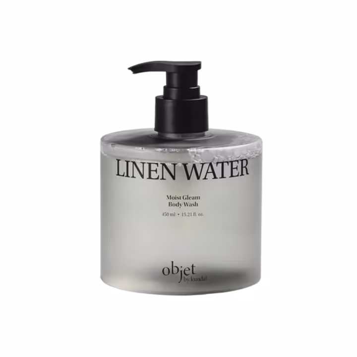 Objet by Kundal Moist Gleam Body Wash Linen Water 450ml | Refreshing Hydrating Cleanser