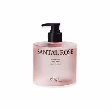 Objet by Kundal Moist Gleam Body Wash Santal Rose 450ml | Hydrating & Fragrant Cleanser