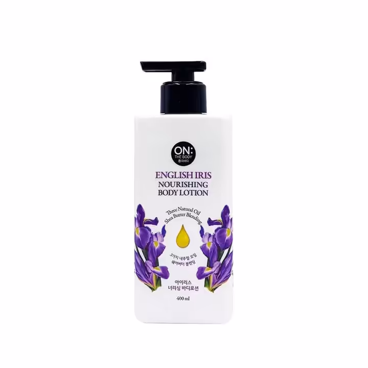 On The Body Nourishing Body Lotion English Iris 400ml – Moisturizing Body Care