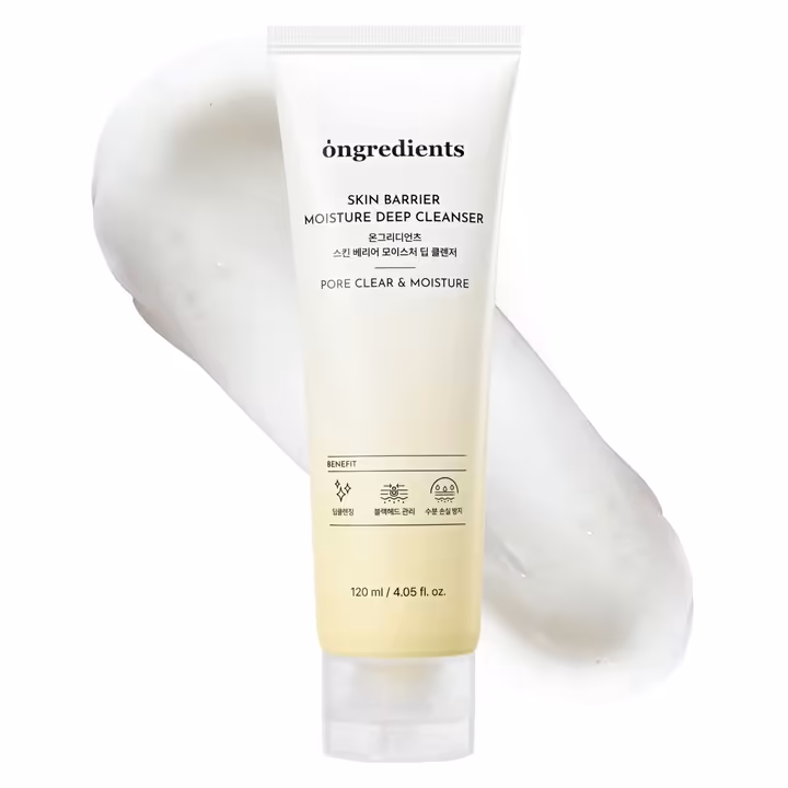 ONGREDIENTS Skin Barrier Moisture Deep Cleanser 120ml – Hydrating Gentle Cleanser