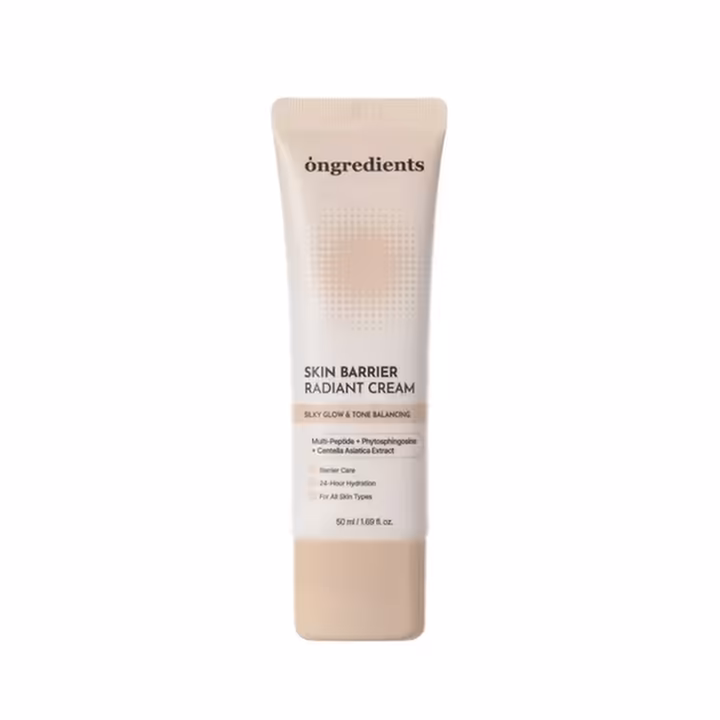 ONGREDIENTS Skin Barrier Radiant Cream 50ml – Hydrating Glow Moisturizer