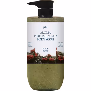 PLU Aroma Perfume Scrub Body Wash Black Berry