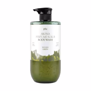PLU Aroma Perfume Scrub Body Wash Woody Green