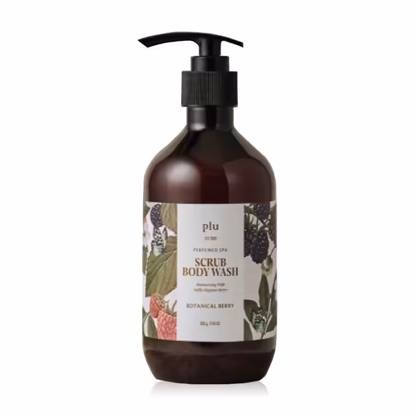 PLU Scrub Body Wash Botanical Berry 500ml