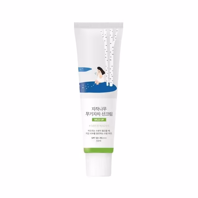 Round Lab Birch Juice Moisturizing Mild-up Sun Cream SPF50+ PA++++ - 50ml