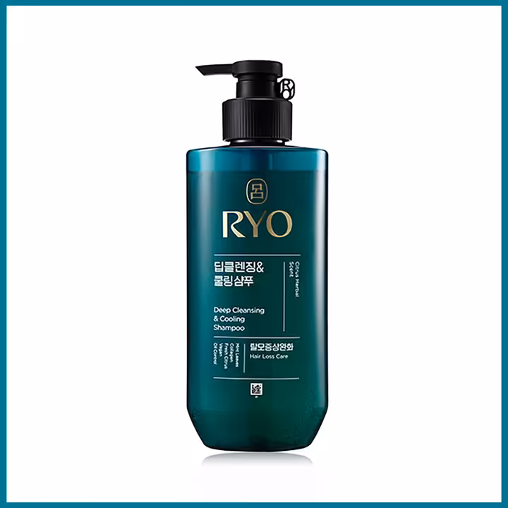 RYO Deep Cleansing & Cooling Shampoo 480ml | Refreshing Scalp Care