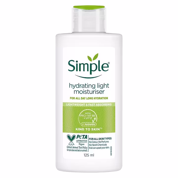 Simple Kind to Skin Hydrating Light Moisturiser 125ml