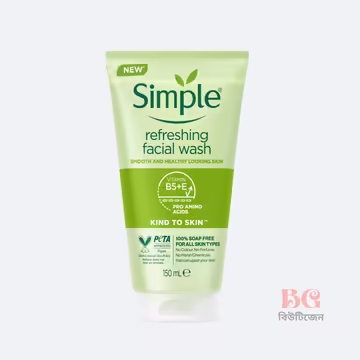 Simple Kind To Skin Refreshing Facial Wash Gel 150ml