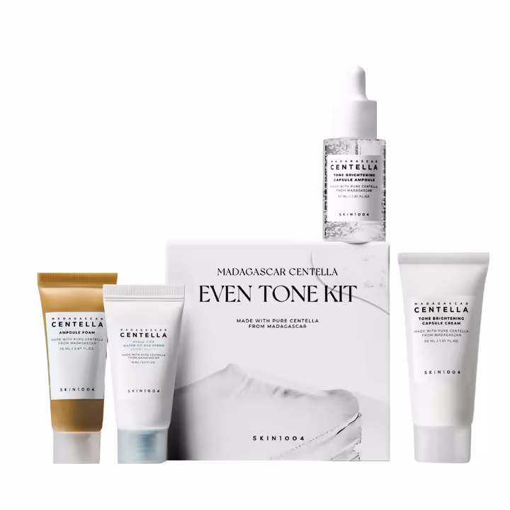 SKIN1004 Madagascar Centella Even Tone Kit (4 Items) – Brightening & Soothing Set