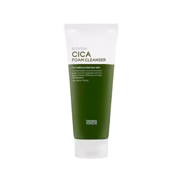 Tenzero Blemish Cica Foam Cleanser 180g — Gentle Acne & Irritation‑Soothing Face Wash