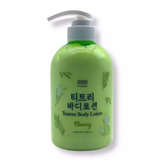 Tenzero Clearing Teatree Body Lotion 500ml – Soothing & Acne-Care Moisturizer