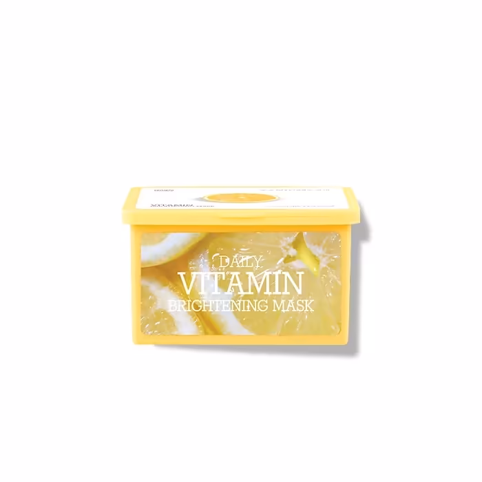 TenZero Daily Vitamin Brightening Mask (30 Sheets) – Glow Boosting Sheet Mask
