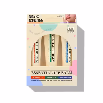 Tenzero Essential Lip Balm 3 Pcs – Daily Hydration & Protective Lip Care Set