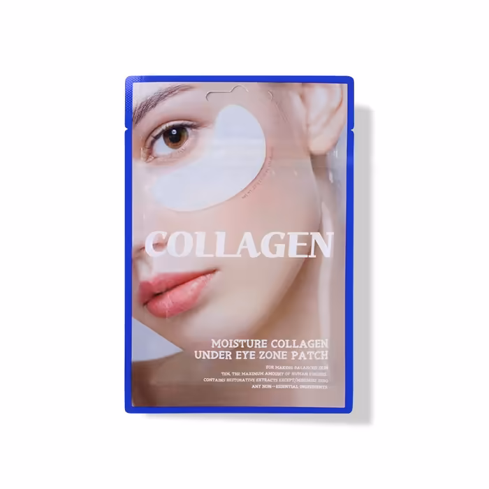 TENZERO Moisture Collagen Under Eye Zone Patch 30 EA | Hydrating & Anti-Aging Eye Care