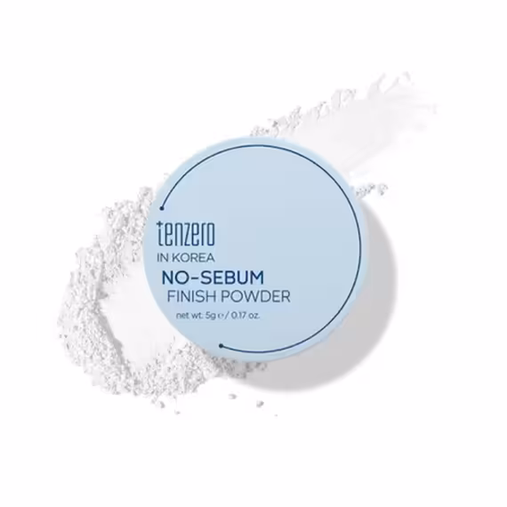 Tenzero No‑Sebum Finish Powder 5 g — Oil‑Control & Matte Finish Translucent Face Powder