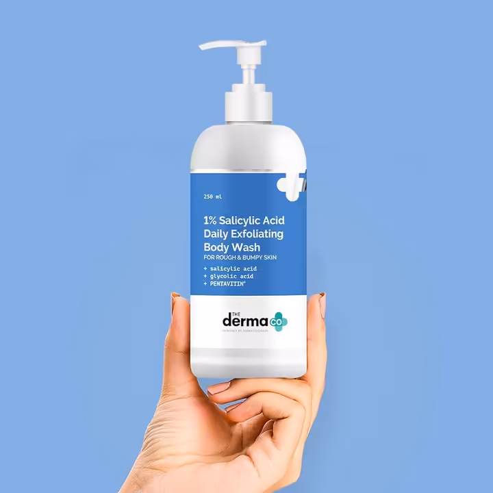 The Derma Co 1% Salicylic Acid Daily Exfoliating Body Wash 250ml