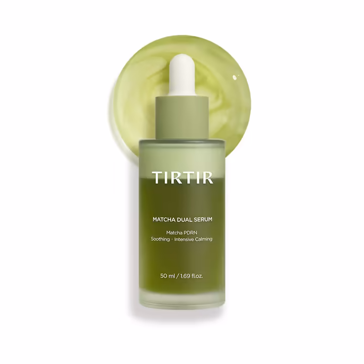 TIRTIR Matcha Dual Serum 50ml | Hydrating & Oil Balancing Korean Serum
