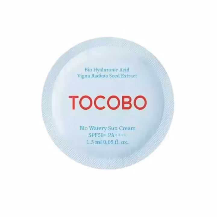 Tocobo Bio Watery Sun Cream SPF50+ PA++++ 1.5ml – Lightweight Hydrating Sunscreen