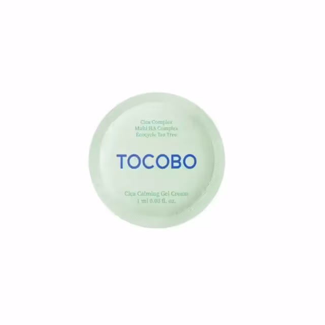 TOCOBO Cica Calming Gel Cream 1ml – Soothing Hydrating Gel Cream
