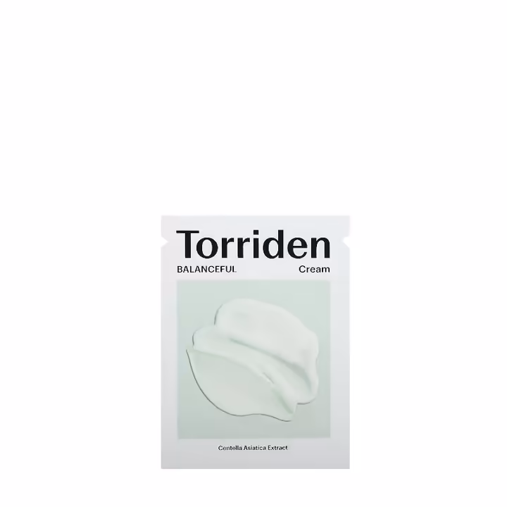 Torriden Balanceful Cica Cream 2ml – Soothing & Hydrating Mini Moisturizer for Sensitive Skin