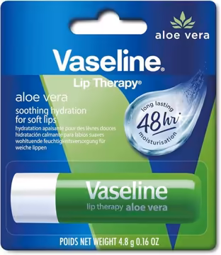 Vaseline Lip Therapy Aloe Vera 4.8g – Moisturizing & Soothing Lip Balm