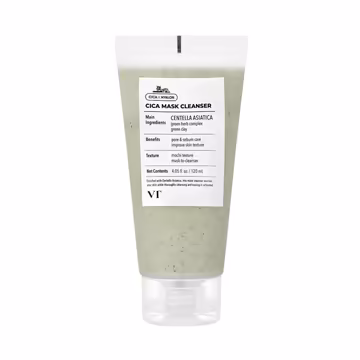 VT Cosmetics Cica Mask Cleanser 120ml – Soothing 2-in-1 Cleanser